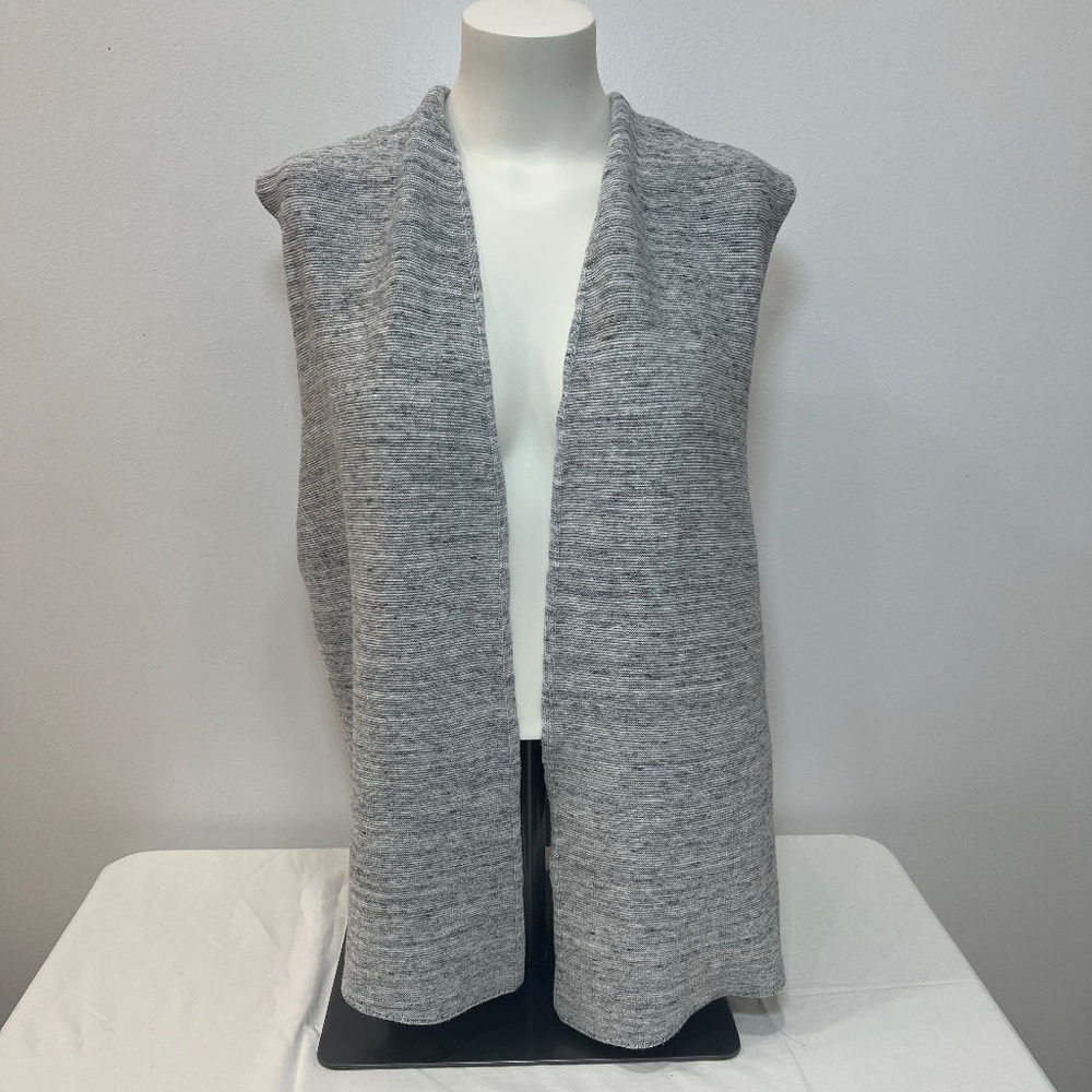 J. Jill cotton and modal grey sweater vest